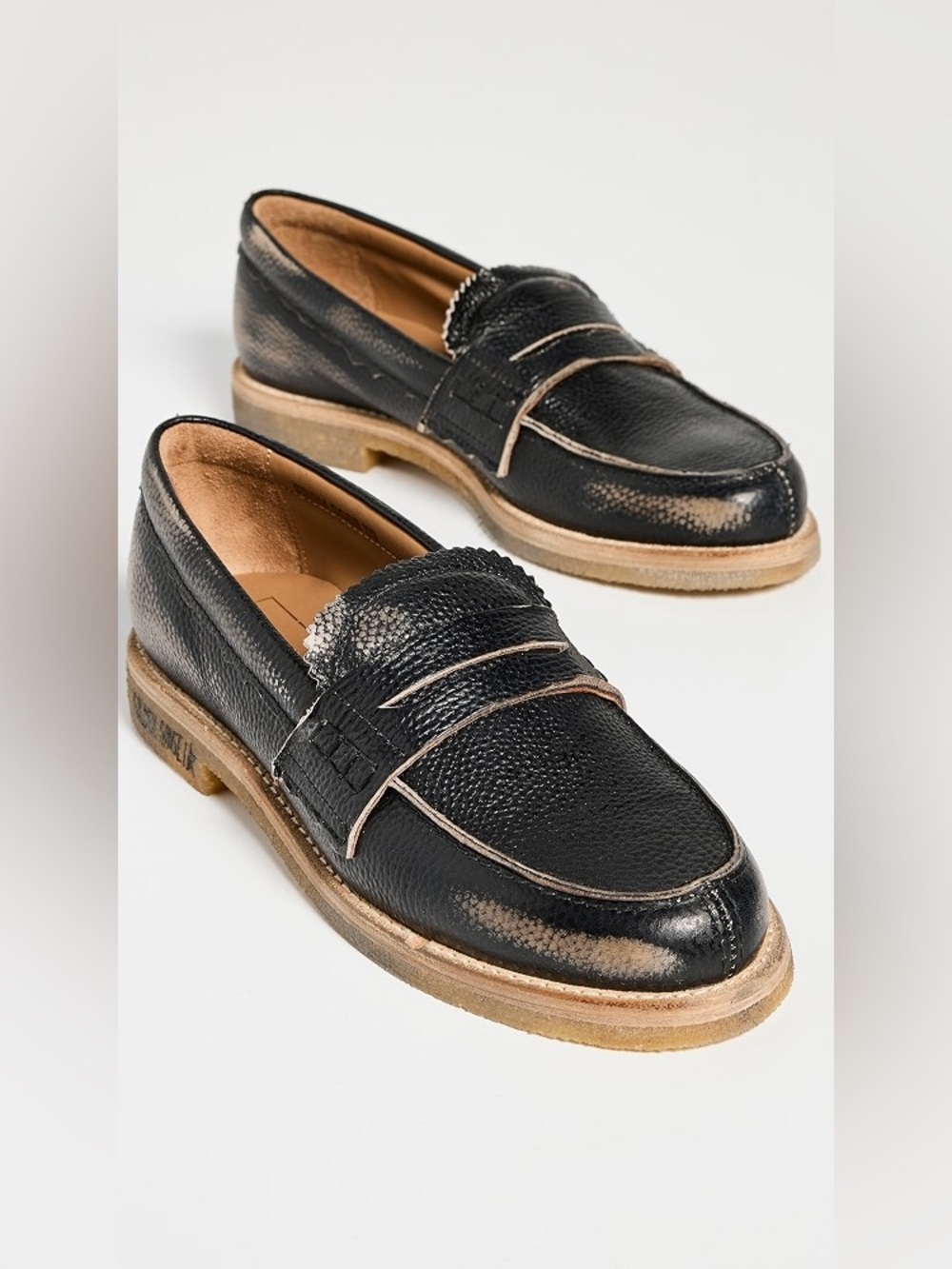 Golden Goose Jerry Mocassino Leather Loafers Black EU 36 Made in Italy